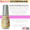 Barielle Goldenmania Top Coat .47 Oz. - Glitter Gold Flake Nail Polish