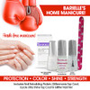 Barielle Home Manicure Collection 4-Pc Nail Care Collection - Includes Nail Rebuilding Protein Ultra Shine & Glitter Top Coats And Glitter Nail File