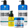 Bellisso Biotin Hair Care Set - Shampoo Conditioner Mask And Thickening Serum