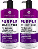 Bellisso Purple Shampoo And Conditioner Set And Purple Hair Mask And Moroccan Argan Oil Serum