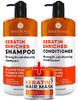 Bellisso Keratin Shampoo And Conditioner Set And Keratin Hair Mask