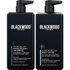 Blackwood For Men Hydroblast Moisturizing Shampoo & Pure Moisture Body Wash - Vegan Nourishing Hair & Skin Duo With Ginseng Ginger & Menthol - Sulfate Paraben & Cruelty- (17 Oz)