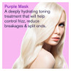 Bold Uniq Blonde Toner Spray & Purple Mask Bundle. Remove Brassy Yellow Tones In Blonde Platinum & Gray/Silver Hair. Paraben & Sulfate . Vegan & Cruelty .