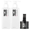 Boldify Hairline Powder (Auburn) + Shampoo + Conditioner: Boldify Bundle: Root Touchup Hair Loss Powder And Natural Volumizing Shampoo And Conditioner For Fine Hair.