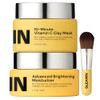 Gleamin Brightening Duo – Vitamin C Clay Mask & Advanced Brightening Moisturizer For Dark Spots Uneven Tone & Glowing Skin