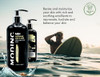 Modinc Luxury Australian Surf & Sand Body Wash Hydration Blend Vegan Cruelty  Pump 11.5 Ounces