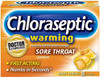 Chloraseptic Sore Throat Lozenges Warming With Real Honey Honey Lemon 18 Ct (Pack Of 1)