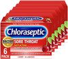 Chloraseptic Sore Throat Lozenges Cherry 18 Count 6 Pack