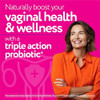 Florajen Women’S Triple-Action Probiotic - Prebiotic + Probiotic + Cranberry For Vaginal Digestive & Immune Support - Fast-Acting - Clinically-Studied - Gluten- & Vegan - 30-Count