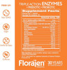 Florajen Digestive Enzymes With Probiotics & Prebiotics - Triple-Action Formula For Gut Health Bloating & Gas Relief - Supports Gluten & Dairy Digestion - Clean Non-Gmo - 30-Count
