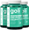 Goli Nutritional Supplement Pre+Post+Probiotics Gummy - 300 Count - World'S First 3-In-1 Gluten- Vegan Non-Gmo And Gelatin-.