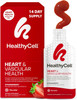 Healthycell Heart & Vascular Health Daily Liquid Supplement - Blood Pressure & Cholesterol Support With Beet Root Powder Resveratrol Coq10 Omega-3 & Vitamin K - 14 Gel Packs