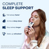 Healthycell Rem Sleep Aid Supplement For Adults - Liquid Gel Extra Strength Sleep Supplement With Melatonin Magnesium L-Theanine Gaba & Natural Calming Herbs - 30 Gel Packs Cherry Flavored