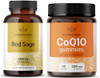 Herbamama Red Sage And Coq10 Kit - Bundle Of Red Sage Dan Shen Capsules & Coenzyme Q10 Gummies - Vegan Non-Gmo Gelatin- - 2 Pack