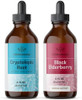 Herbamama Liquid Drops Kit - Bundle Of Cryptolepis Root And Black Elderberry Tincture 4 Fl Oz - Vegan Non-Gmo Sugar & Alcohol- - 2 Pack