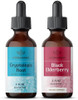 Herbamama Liquid Drops Kit - Bundle Of Cryptolepis Root & Black Elderberry Tincture 2 Fl Oz - Vegan Non-Gmo Sugar & Alcohol- - 2 Pack