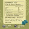 Herbamama Alcar Acetyl L-Carnitine 1500Mg Gummies - L Carnitine Supplement For Energy Focus & Brain Support - Vegan Non-Gmo - 90 Pectin-Based Blueberry-Flavored Chews