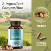 Herbamama Pine Bark Extract Capsules - 400Mg French Maritime Pine Bark Extract Powder For Antioxidant Support - Vegan Non-Gmo Pinus Pinaster Supplement