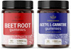 Herbamama Beet Root And L-Carnitine Kit - Bundle Of Beet Root Gummies With Black Pepper & Alcar Gummies - Vegan Gelatin- Non-Gmo