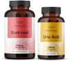 Herbamama Beet Root And Cat'S Claw Kit - Bundle Of 2100Mg Beet Root & Uric Acid Capsules - Vegan Non-Gmo - 2 Pack