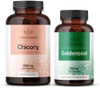 Herbamama Chicory And Goldenseal Kit - Bundle Of Chicory Root Capsules 250 & Goldenseal Root Capsules - Vegan Non-Gmo Sugar & Alcohol- - 2 Pack