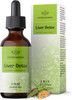 Herbamama Liver Support Tincture - Vegan Liver Detox Liquid Drops With Milk Thistle Dandelion Root & Chanca Piedra - Non-Gmo Alcohol & Sugar- Liquid Cleanse Supplement 42-Day Supply