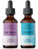 Herbamama Herbal Liquid Drops Kit - Bundle Of Milk Thistle Extract & Ashwagandha Root Tincture 2 Fl Oz - Vegan Non-Gmo Sugar & Alcohol- - 2 Pack