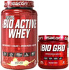 Isatori Bio-Gro Vanilla Ice Cream (60 Servings) & Bio-Active Whey Protein Powder Unflavored (30 Servings)