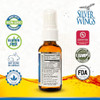 Natural Path Silver Wings Colloidal Silver 150Ppm (750Mcg) W/Ecea & Oregano Immune Support Supplement - 1 Fl. Oz Spray