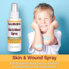Nutribiotic Skin & Wound Spray With Gse 4 Fl Oz  Grapefruit Seed Extract Plus Tea Tree & Lemon Essential Oils  Helps Support Healthy Skin Tissue & Flush Irritants From Minor Wounds  Non-Medicated