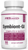 Pescience Symbiont-Gi Zinc Carnosine Pepzin Gi & Shelf Stable Probiotic Capsules Digestive Enzyme Supplement For Women And Men With Slippery Elm Bark 30 Day Supply