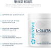 Revive Gut L-Glutamine Powder Md - Muscle Recovery & Immune System Booster For Adults - Promotes Digestive Health & Reduces Muscle Soreness - Immunity & Digestion Vegan Pure L Glutamine Supplement