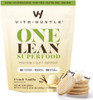 Vitahustle One Superfood Lean Protein – All-In-One Nutrition Shake With Glp-1 Support 10G Plant Protein Ashwagandha Multivitamins & Postbiotics – French Vanilla 15 Servings