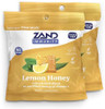 Zand Immunity Lemon Honey Throat Lozenges 2 Pack With Vitamin C Organic Honey - Good-For-You Dry Mouth Lozenges - Immune Support Supplement - Natural Flavor Vegetarian Gluten  50Ct Ea