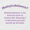 Webber Naturals Vitamin B12 2500 mcg Quick Dissolve 60 Tablets Natural Cherry Flavour Supports Energy Production and Metabolism