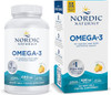 Nordic Naturals Omega-3 Purified Fish Oil - Lemon (120 Soft Gels)