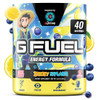 G fuel aDrive Energy Drink Powder Pre Workout Caffeine Mix for Gaming Sugar Free Focus Amino, Vitamin + Antioxidants 9.9oz Blueberry and Lemonade 40 Servings