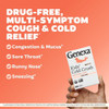 Genexa Kids Cold Crush | Multi-Symptom Cough & Cold Sore Throat Congestion Relief for Children | Acai Berry Flavor | Organic & Non-GMO | Homeopathic Remedy Made Clean | 60 Chewable Tablets Age 4-11​