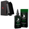 Bossman Men'S Grooming Kit: Hand Held Boar & Nylon Bristle Brush And Beard Oil Jelly
