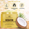 Botanic Hearth Keratin Hair Mask (16 Oz) And Tea Tree Shampoo And Conditioner Set (16 Oz Each) Bundle