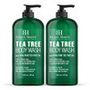 Botanic Hearth Tea Tree Body Wash 16 Fl Oz Helps Soothe Itchy Dry Skin Antifugal Body Wash With 100% Pure Tea Tree Oil Sulfate Paraben For Men And Women Set Of 2