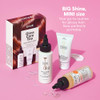 Dphue Gloss Care Trio - Mini Hair Care Set For Shine Scalp Health & Deep Conditioning - Includes Glossy Glaze (Sheer 1.7 Fl Oz) Gloss+ (Sheer 1 Fl Oz) & Apple Cider Vinegar Hair Rinse (2 Fl Oz)