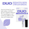 Duo Rosewater & Biotin Eyelash Glue - Clear Strip Lash Adhesive With Brush Applicator All Day Hold 0.18 Oz