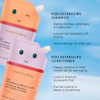 Evereden Happy Hair Duo Refills: Hair Detangling Shampoo & Conditioner For Children (1X 16.9 Fl. Oz Shampoo 2X 16.9 Fl. Oz Conditioner) - Plant Protein Peptides & Argan Oil - Clean Vegan Ages 3 Up
