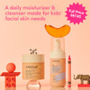 Evereden Happy Kids Skin & Lips Routine - Multi-Vitamin Face Wash & Face Cream Peach & Tinted Lip Oil Sakura Pink Set - Clean & Vegan Skin Care For Kids 3+ - Moisturizing Nourishing & Protective