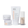 Goop Beauty The Face Mini 4 Fl Oz Of Jelly Cleanser 1.7 Fl Oz Of Microderm Exfoliator 1 Fl Oz Of Peptide Serum 1.7 Fl Oz Of Face Cream Simple Skin Care Routine