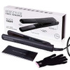 Herstyler Superstyler Flat Iron - Baby Curling Iron Pink - Curling Wand Straightener Set