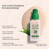 Kyda Aloe Foundation Skincare Base Makeup Infused With Aloe Leaf Medium To High Coverage Hydrating Liquid Bb Cream Foundation Lightweight Breathable Vegan 1.05 Fl Oz Ivory