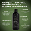 Live Bearded All-Natural Shampoo For Men - Promotes Growth - Strengthening Thinning Hair And Hairloss Canyon Scent - Juniper Cypress Fir Needle