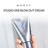 Monat Studio One Blow Out Cream - Anti Frizz Hair Care/Cream Helps Smooth And Soften Hair While Using Heat Styling Products. Thermal/Heat Protectant - Net Wt. 118 Ml / 4 Fl. Oz.